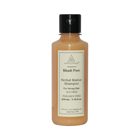 Khadi Pure Herbal Walnut Shampoo SLS-Paraben Free